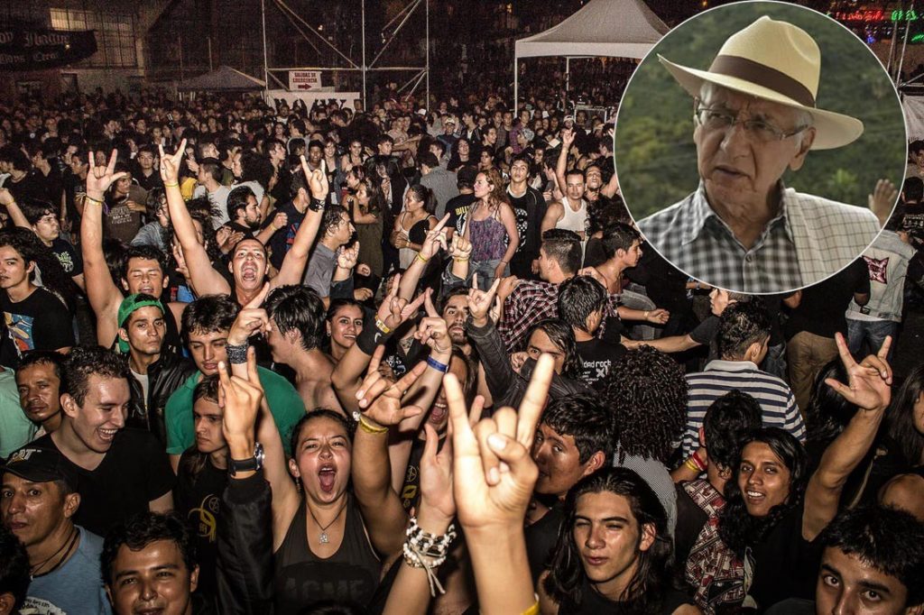 Festival Rock tomado de apoyo, Guillermo Alfonso Jaramillo. Cambioin