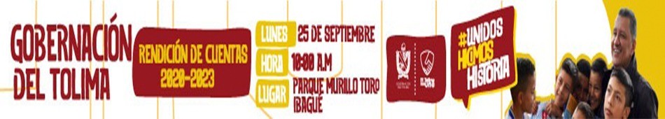 banner centro gobernación del Tolima