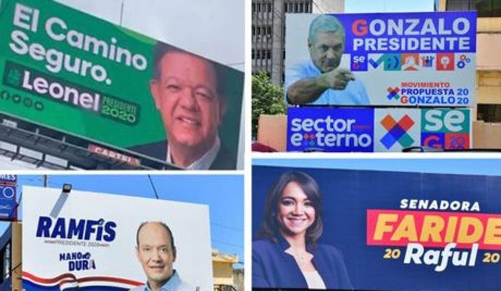 Restringen publicidad política, en espacio público, y medios de comunicación.