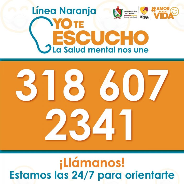 La Línea Naranja que salva vidas en el Tolima.