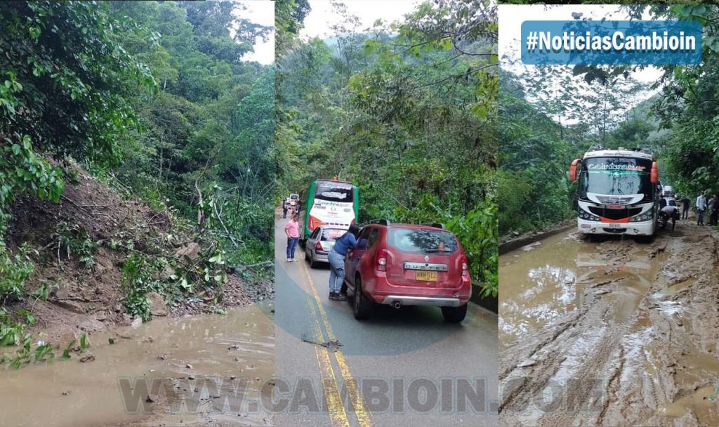 Vía Ataco Planadas, de nuevo intransitable debido a las lluvias