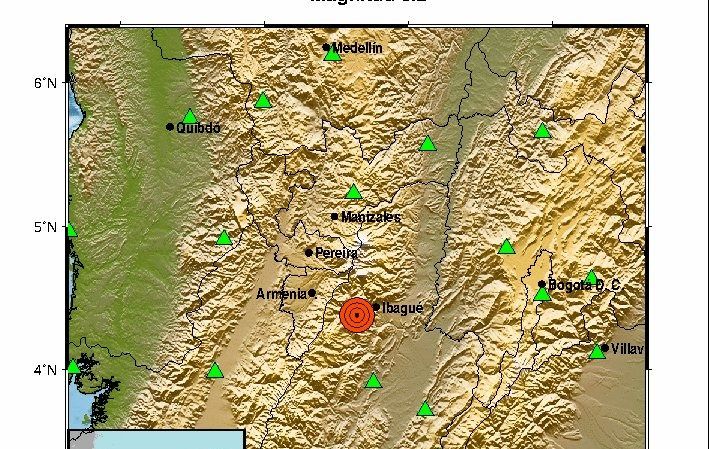 Fuerte movimiento sísmico sacudió a Ibagué, la madrugada del 22 de junio