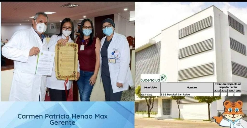 Super Salud premia Hospital del Espinal, por excelencia en el servicio