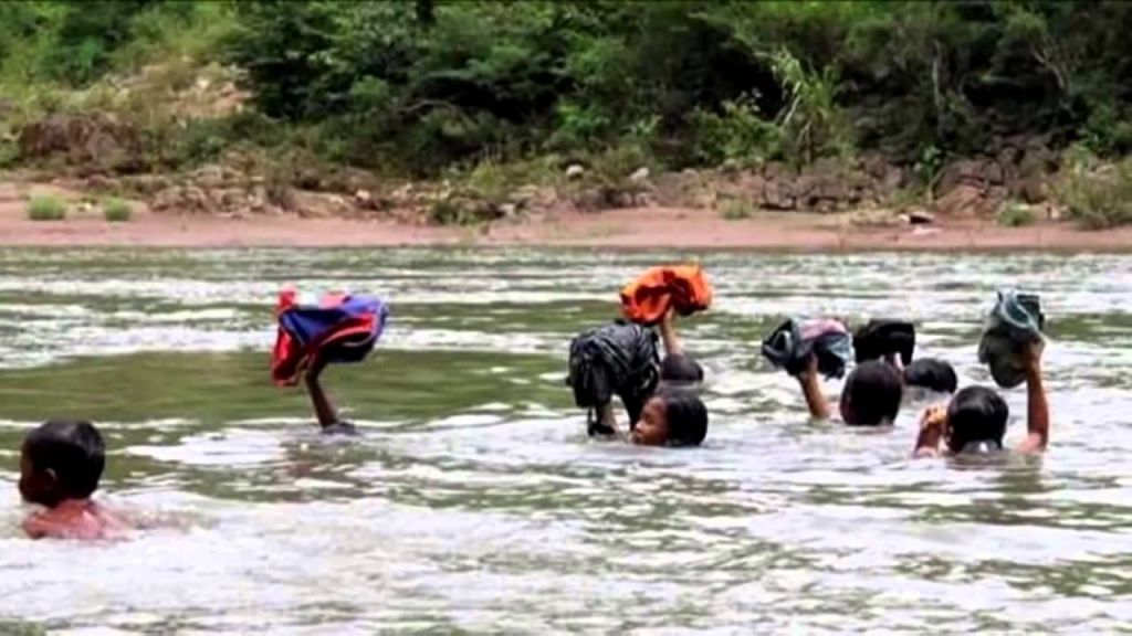 El tortuoso camino para llegar a clases, por falta del transporte escolar al sur del Tolima