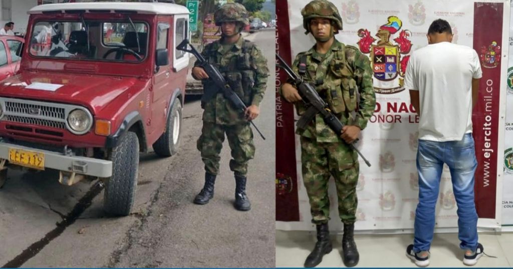 En tiempo récord ejército recupera campero robado, en el norte del Tolima