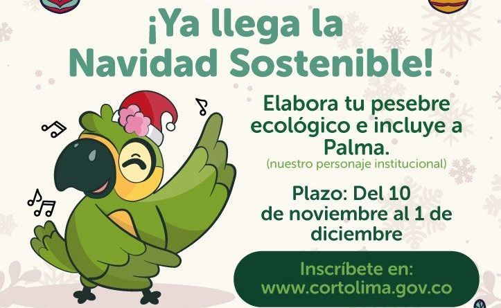 ¡Ya llega la navidad sostenible de Cortolima!