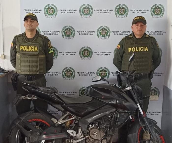 Moto hurtada, seguía transitando por Ibagué, como si nada