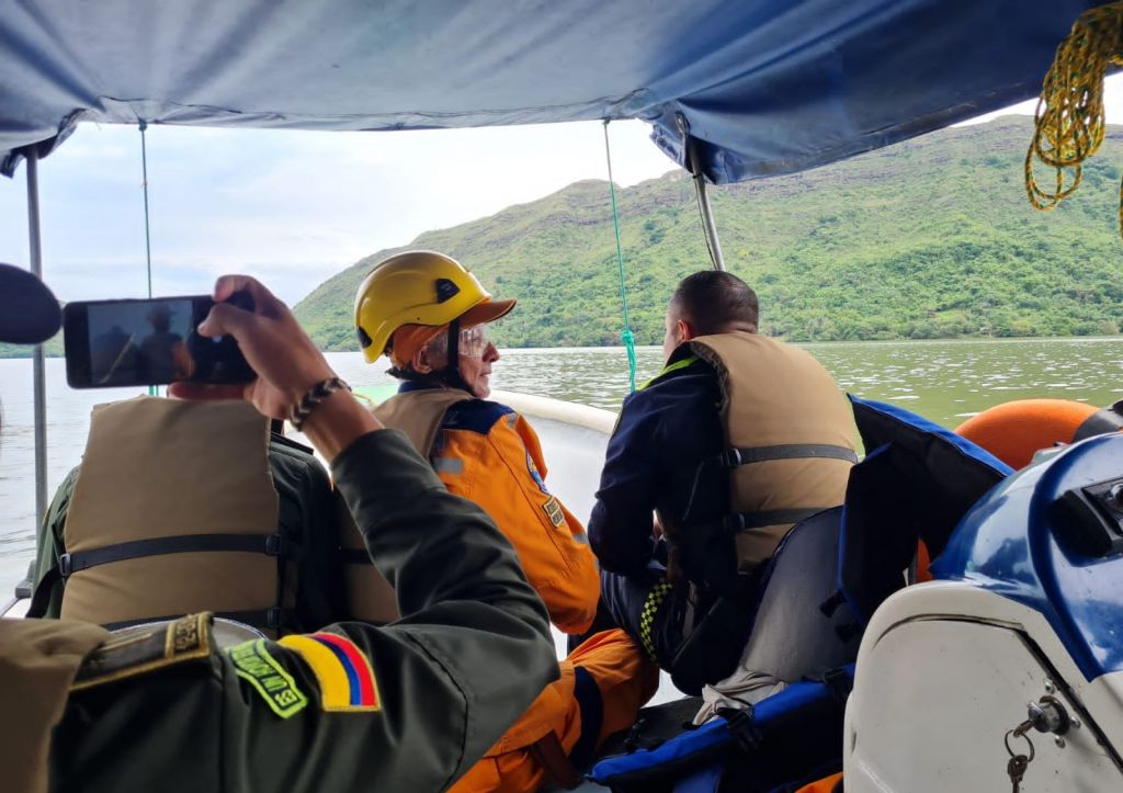 Sin rastro de los tres desaparecidos en la represa de Prado en el Tolima