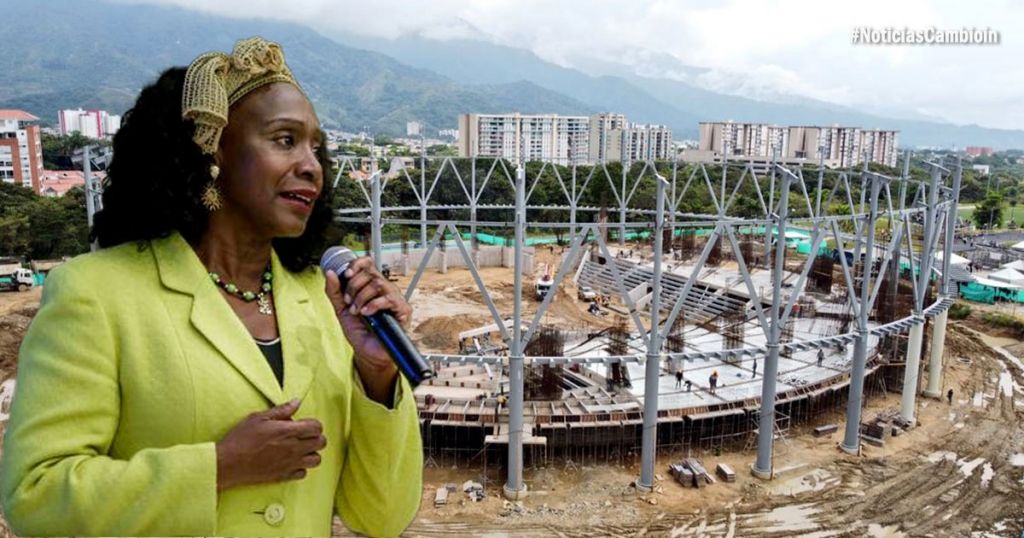 Ministra del deporte cuestionó, construcción del coliseo mayor de Ibagué