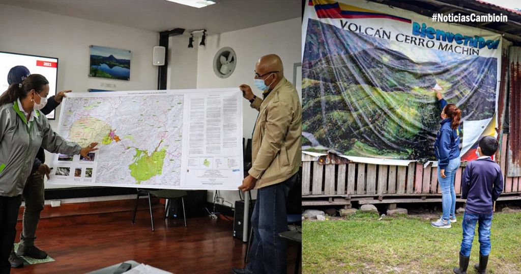 A propósito de la actividad del volcán Machín, estas son las rutas de evacuación