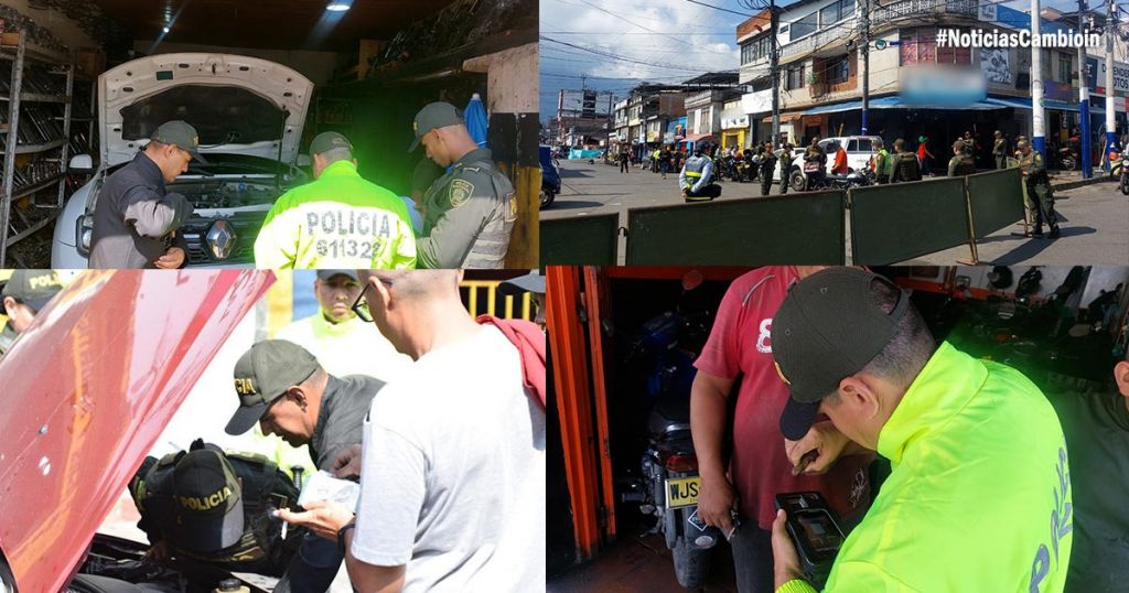 Policía hizo operativos en 95 talleres de motos en Ibagué