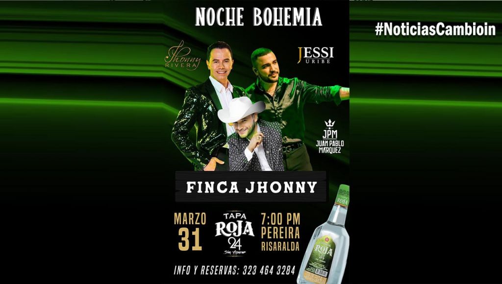 Concierto exclusivo Aguardiente Tapa Roja con Johnny Rivera