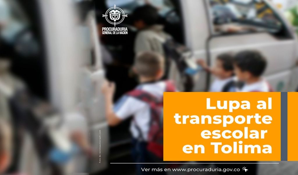 PGN investiga al alcalde de ibagué, por negligencia con el transporte escolar