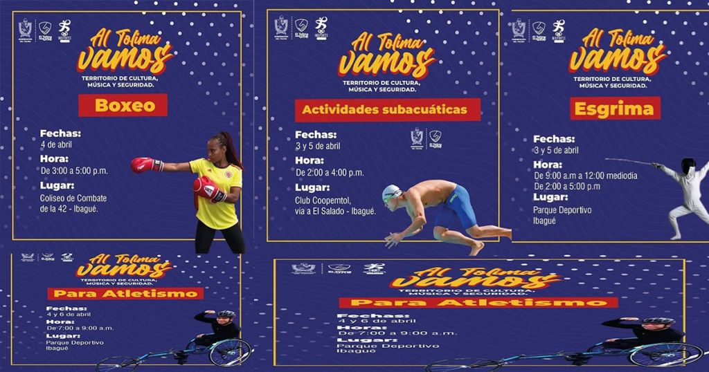 Aún puede agendarse con las actividades recreo deportivas de INDEPORTES.