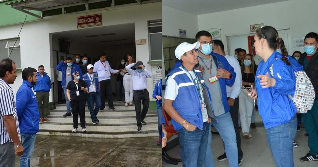 Hospital Regional del Libano realizó la revisión de capacidad e infraestructura para atender cualquier posible emergencia ante la alerta naranja por el Volcán Nevado del Ruiz.