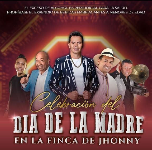 Aguardiente Tapa Roja celebra el día de las madres con Jhonny Rivera, en Risaralda