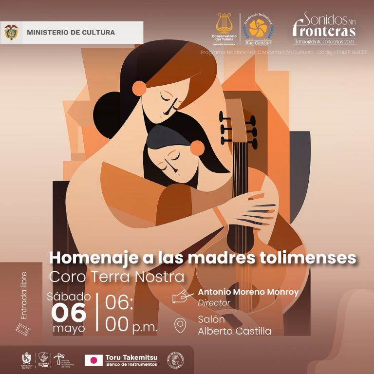 Agéndese este sábado con un concierto gratuito para las madres tolimenses