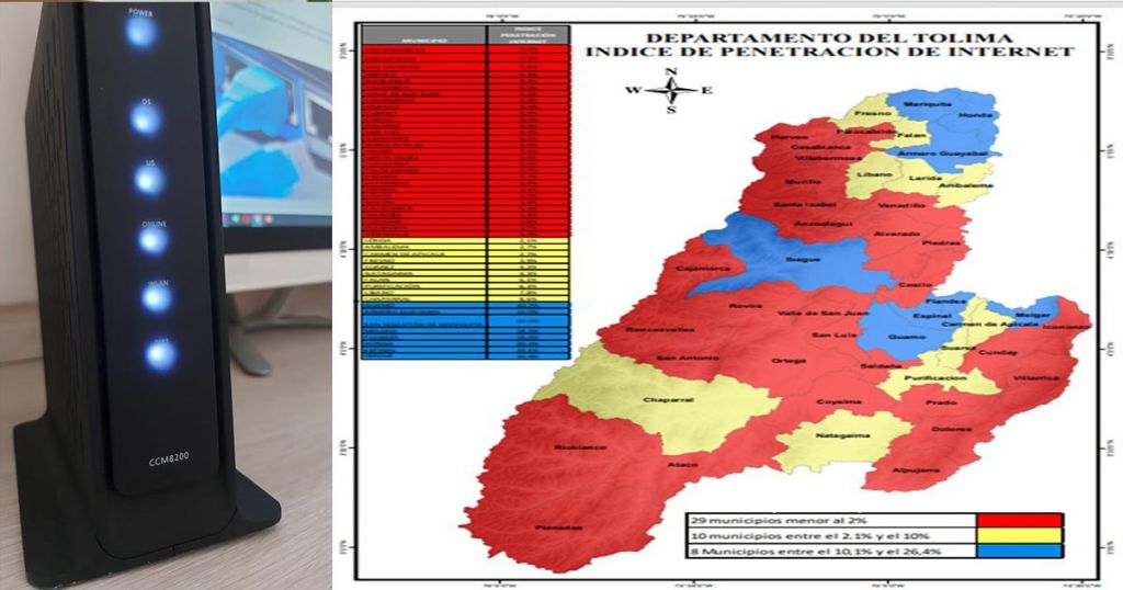 Director TIC del Tolima hace llamado a operadores de telefonía móvil por bajo índice de penetración de Internet en el departamento.