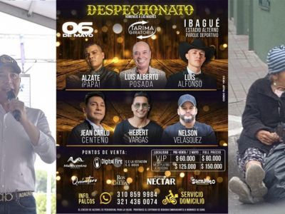Así opera la mafia en los conciertos  hechos en Ibagué, alcaldía lo permite