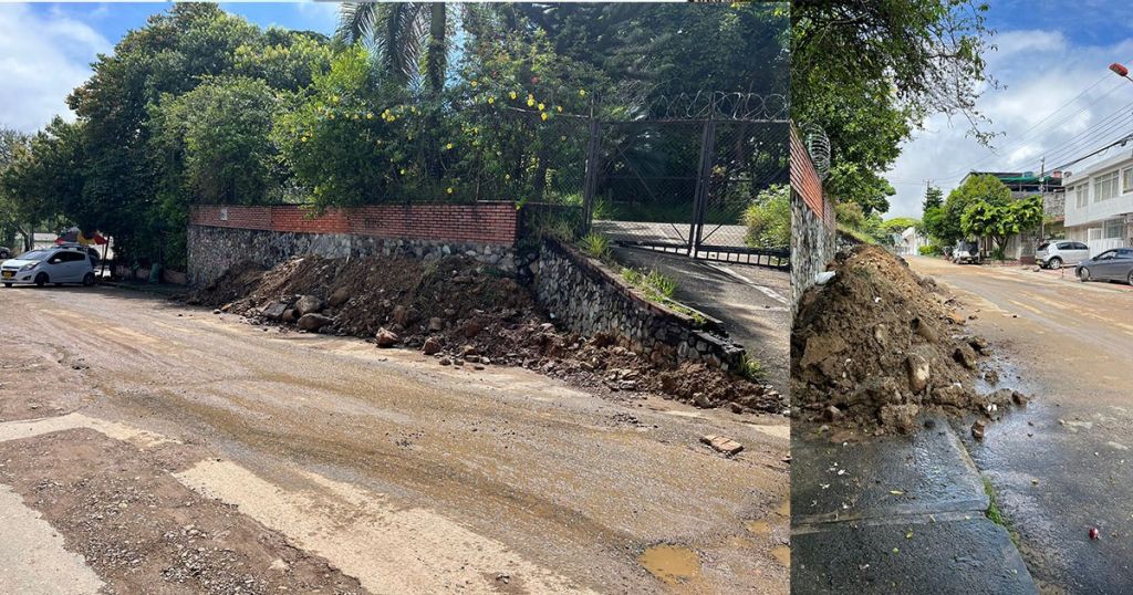 Una obra mal hecha por el IBAL en barrio de Ibagué, se convirtió en un basurero.