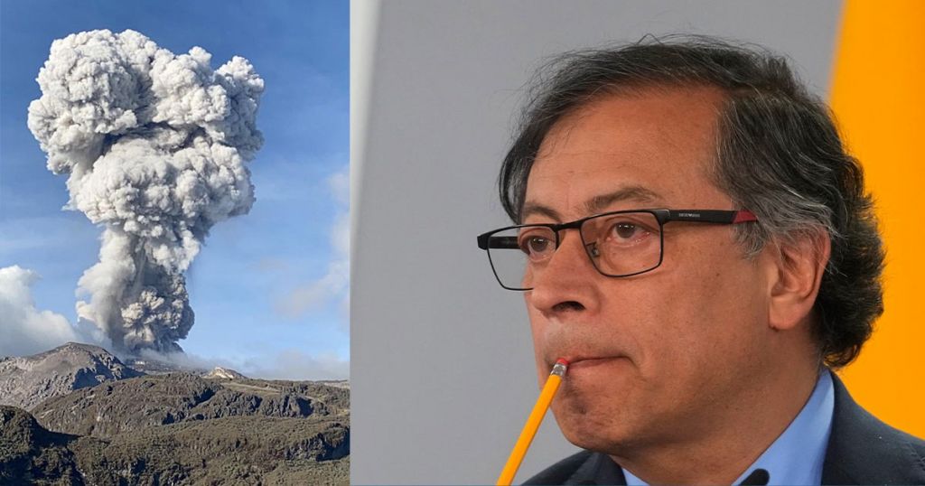Gobierno Petro, no ha enviado ayudas a la zona del volcán del Ruiz