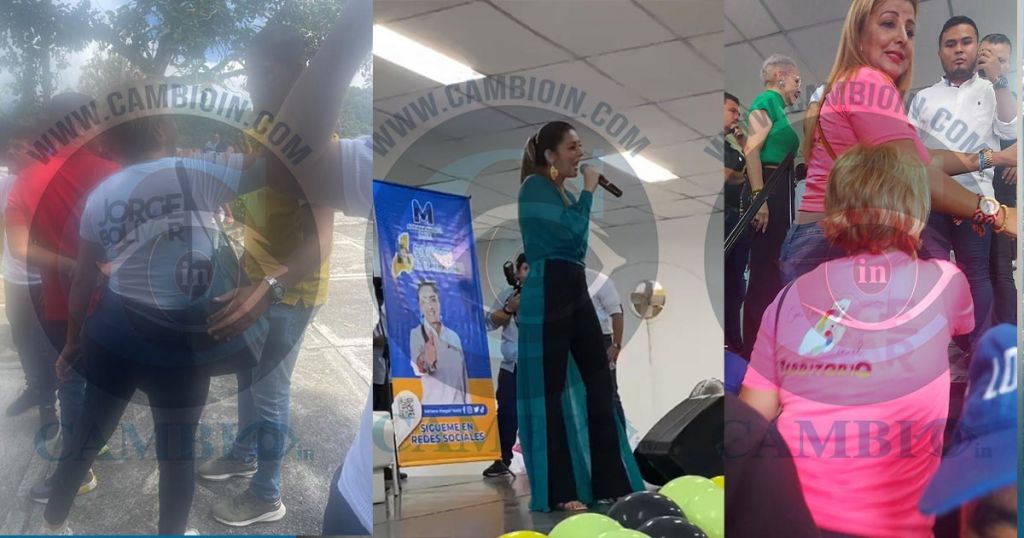 Hubo tropel en entrega del aval del ADA, para Adriana Magaly Matiz