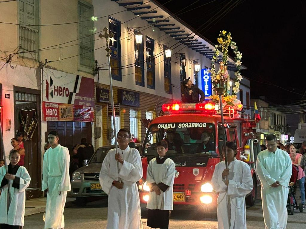 Hospital Regional del Libano celebra la fiesta de la Virgen del Carmen.