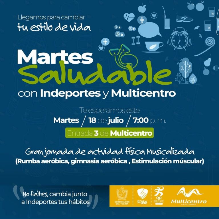 Martes saludables con Indeportes Tolima