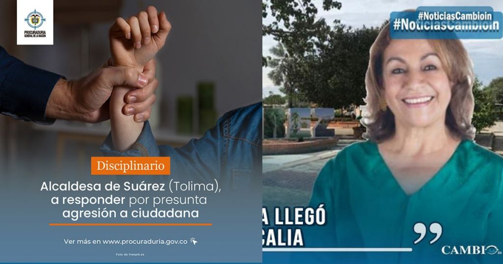 PGN investiga a la alcaldesa de Suárez, por pegarle a una mujer