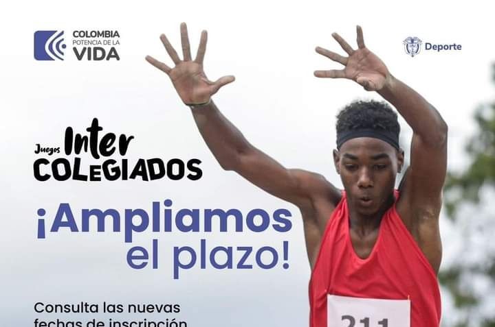 ¡Atentos!, Ministerio del Deporte amplio el plazo para la inscripción a Juegos Intercolegiados 2023