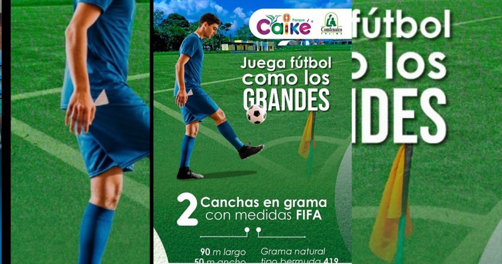 En el parque de Caiké Juega Futbol como los Profesionales