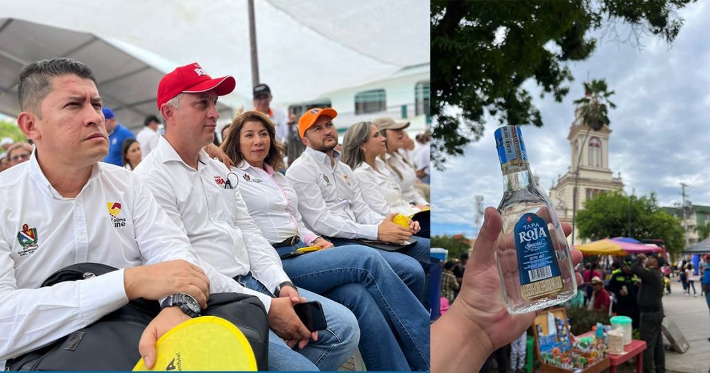 Tapa Roja el aguardiente de la tierra de los grandes