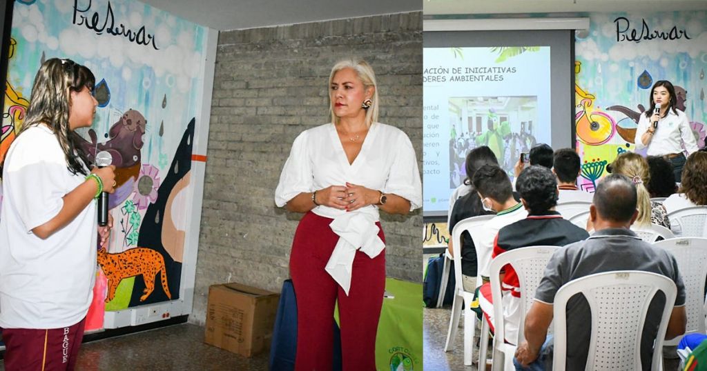 Cortolima en Tu Colegio fortaleciendo el respeto hacia el medio ambiente a través del teatro.