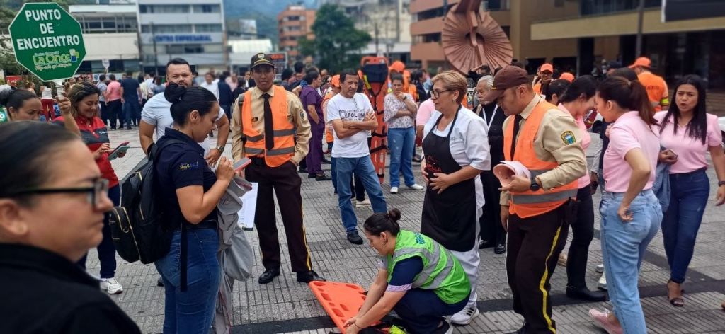 300 personas participaron en Ibagué, del simulacro nacional de evacuación