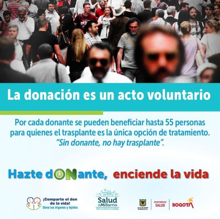 La donación es un acto voluntario