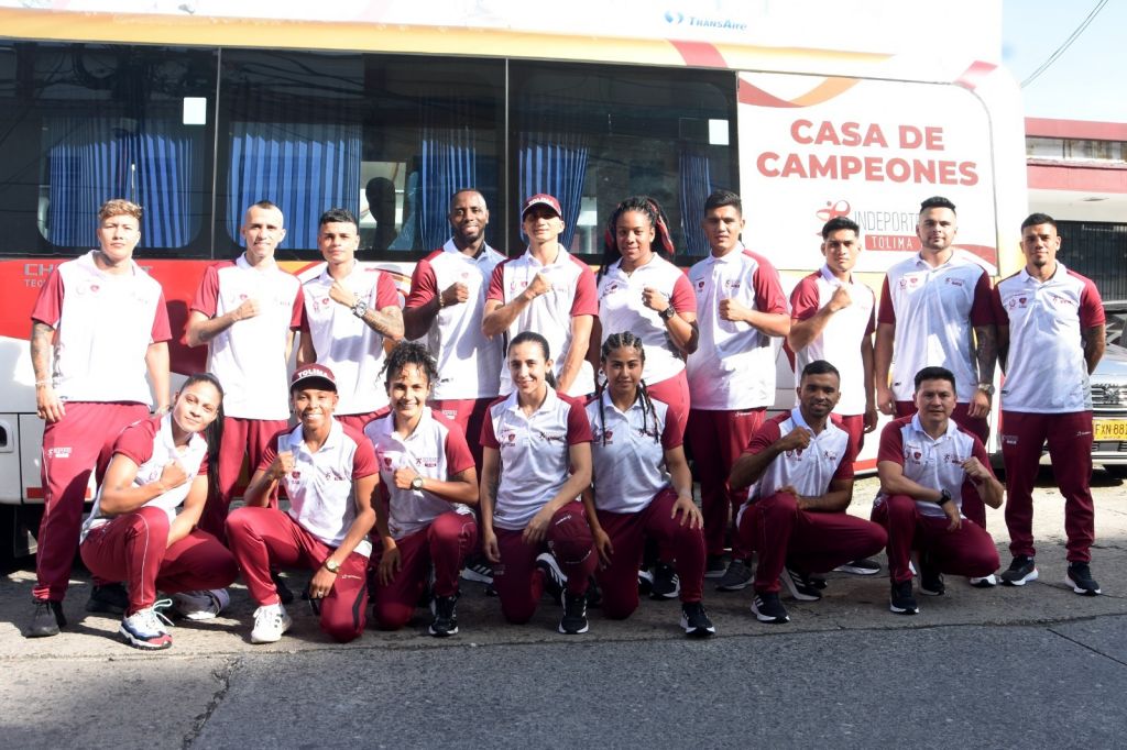 Boxeo, primera Selección del Tolima que partió hacía los Juegos Deportivos Nacionales