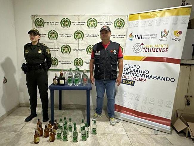 Encuentran licor adulterado, en reconocido negocio en el sur del Tolima