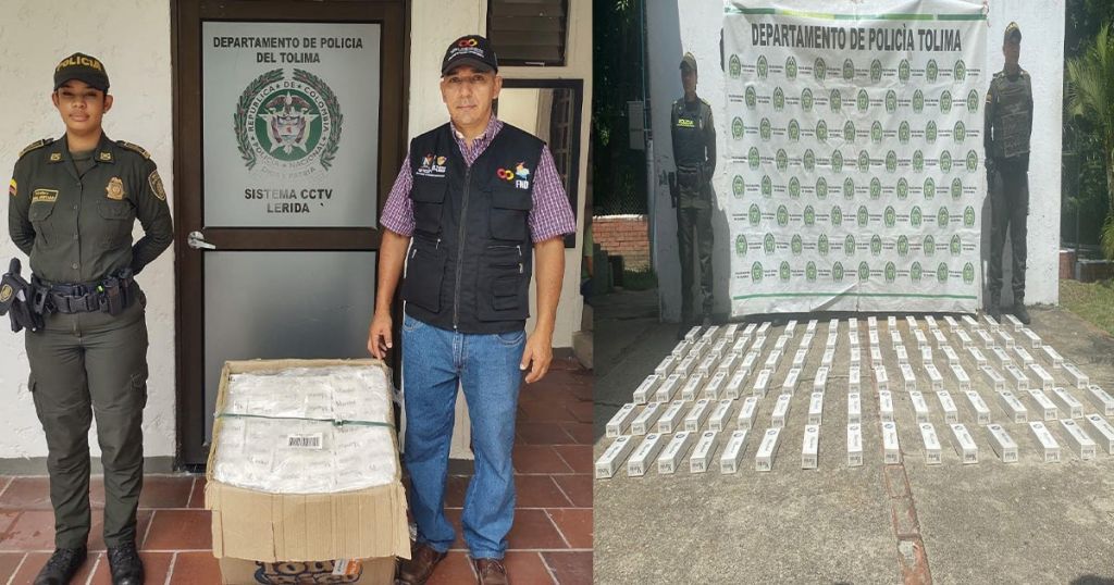 Cae el cargamento más grande de cigarrillo de contrabando, en el norte del Tolima