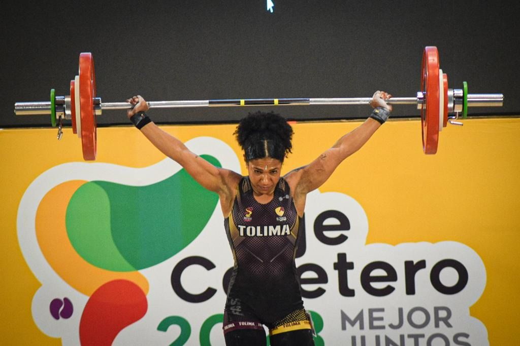 Rosalba Morales hace Oro, Plata y Bronce para el Tolima en el Levantamiento de pesas de los Juegos Deportivos Nacionales