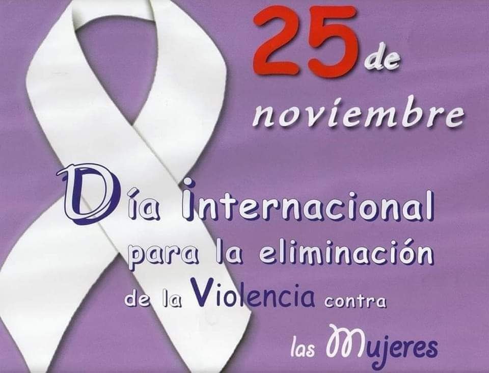En el Día Internacional para la eliminación de la Violencia contra las Mujeres.