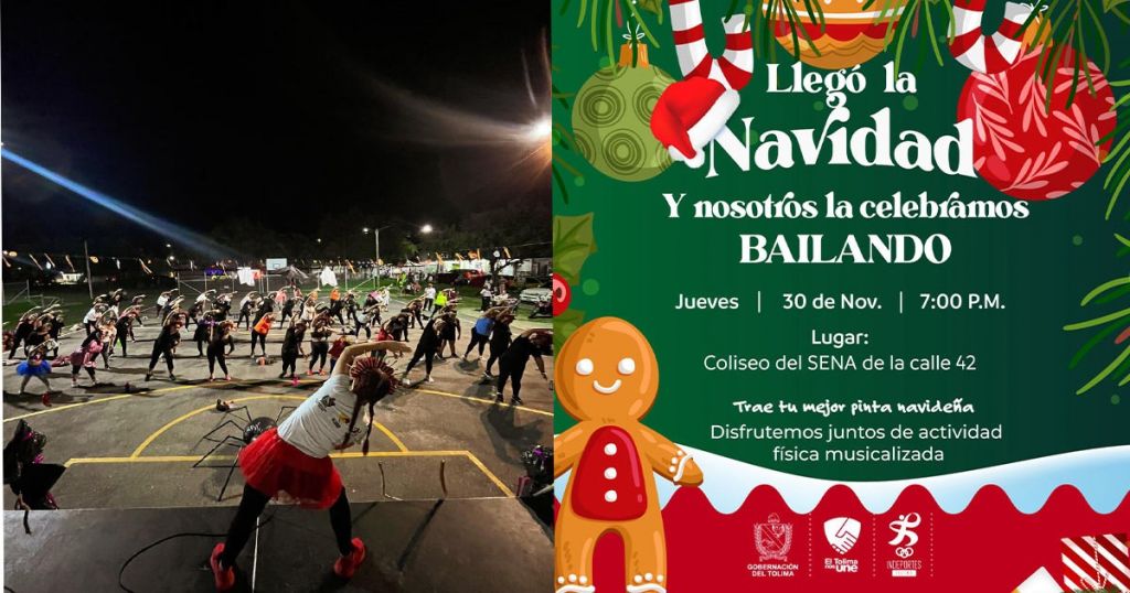Indeportes Tolima realizará evento masivo para celebrar el inicio de la Navidad