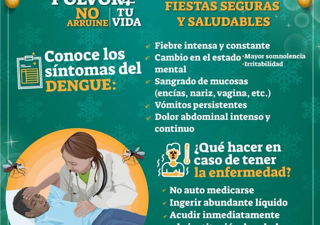 Cuidémonos del dengue en temporada de fin de año