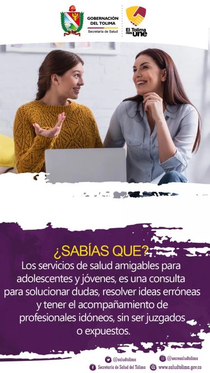 Conozca que son los servicios de salud amigable para adolescentes y jóvenes