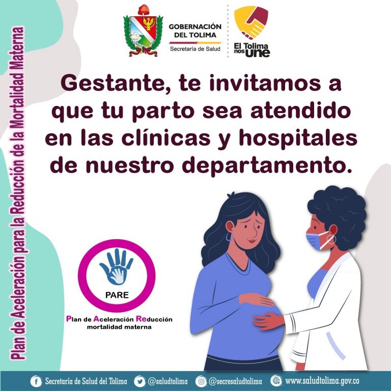 Hospitales y Clínicas del Tolima, al servicio de las maternas