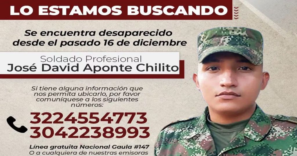 Se busca soldado que desapareció misteriosamente