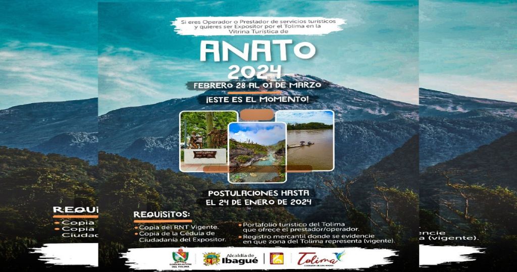 Buscan empresarios que representen al Tolima, en la feria Anato 2024