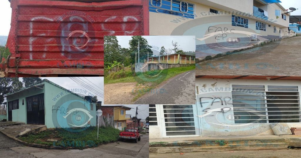 Temor en Icononzo, la localidad  amaneció llena de letreros de las Farc