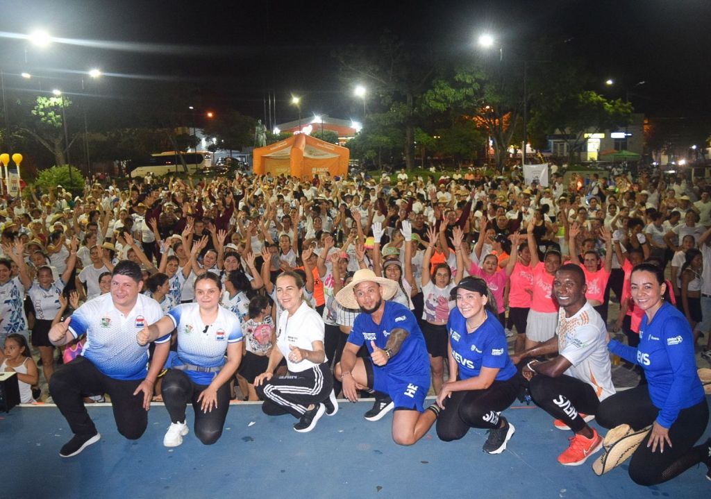 El recorrido del Día Mundial de la Actividad Física llegó al Guamo, con una exitosa celebración
