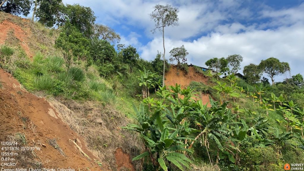 Zona rural de Ibagué, destrozada por lluvias registradas en las últimas horas