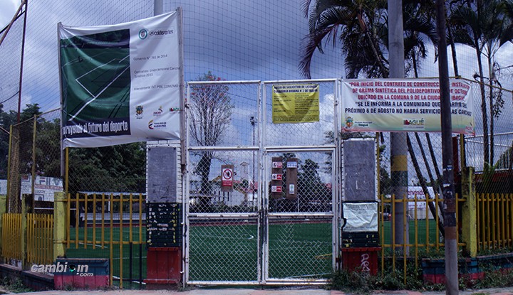 Gerente IMDRI a responder en el Concejo por obras inconclusas de canchas Jordán